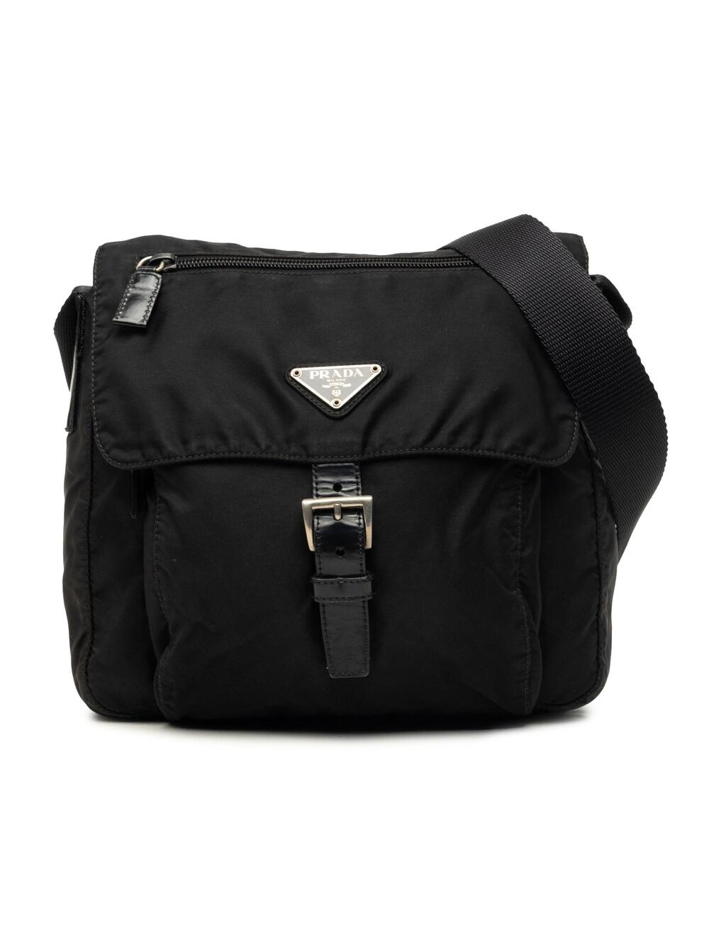 Prada Buckle Messenger Bag Tessuto #365858P70B